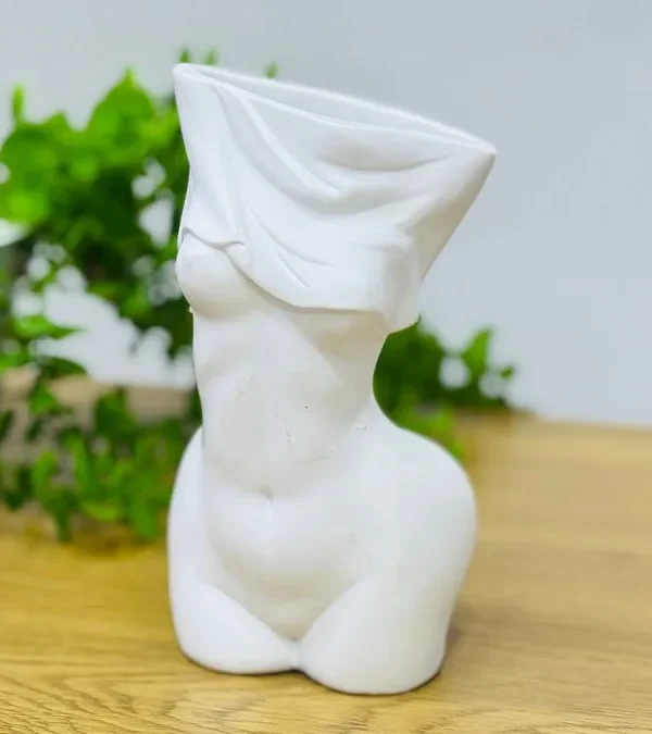 Modern Body Vaza Bədən Formalı Güldan 19 x 11 sm🤍✨ - Grido hədiyyə mağazası
