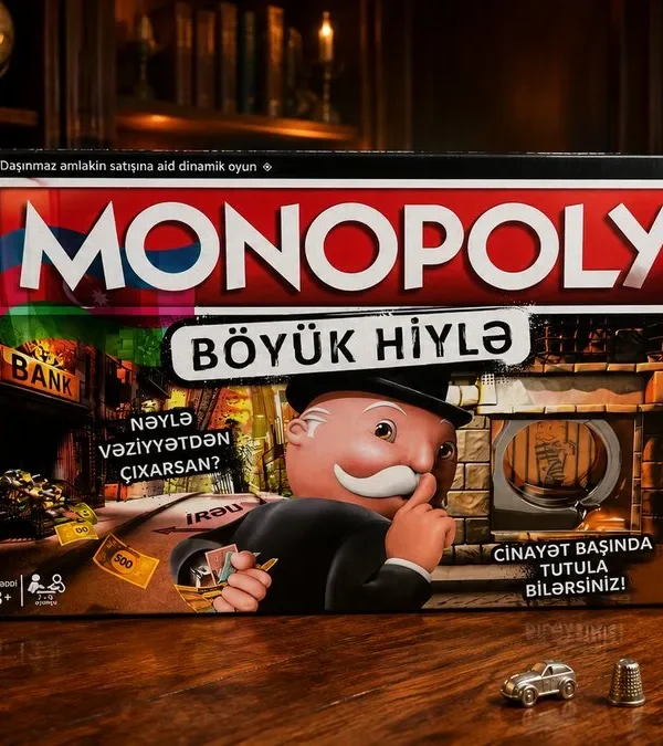 Monopoly Böyük Hiylə – Azərbaycan Dilində Stolüstü Oyun - Grido hədiyyə mağazası
