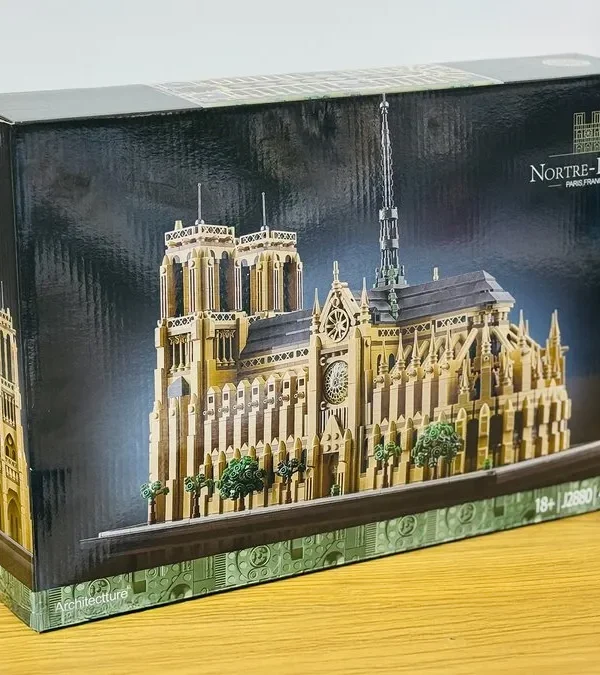 Notre-Dame Paris Architecture Konstruksiya Dəsti (4383 Hissə) - Grido hədiyyə mağazası