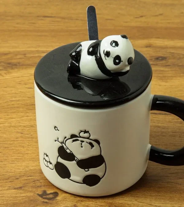 Panda Fincan və Qaşıq Dəsti 6985 - Grido hədiyyə mağazası