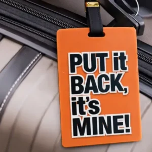 “PUT IT BACK, IT’S MINE!” Çamadan Etiketi - Grido hədiyyə mağazası