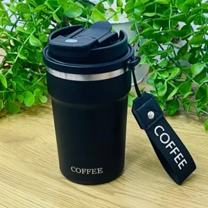 Qara Rəngli Termos Fincan 400 ml - Grido hədiyyə mağazası