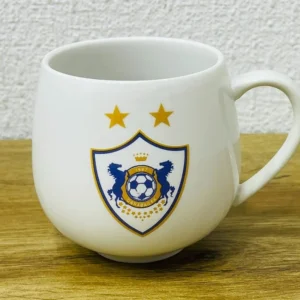 Qarabağ FK Loqolu Ağ Fincan - Grido hədiyyə mağazası