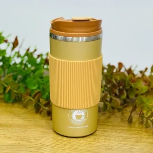 Qəhvəyi Premium Termos Rezinli 500 ml 1738 - Grido hədiyyə mağazası