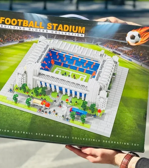 Real Madrid Bernabeu Stadionu Konstruksiya Dəsti – 3425+ Parça Mini Stadion Maketi - Grido hədiyyə mağazası