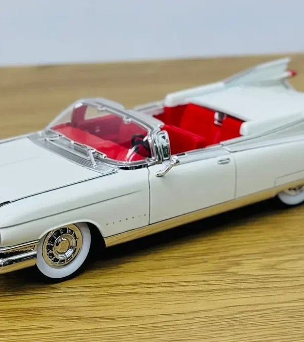 Retro Ağ Cadillac Metal Avtomobil Maketi - Grido hədiyyə mağazası