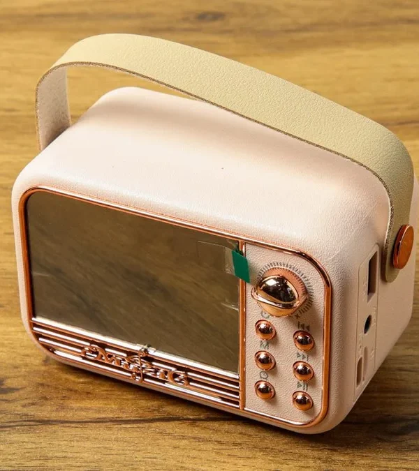 Retro Bluetooth Dinamik (Saat Ekranlı) - Grido hədiyyə mağazası