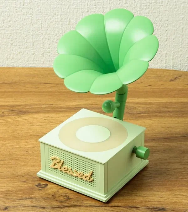 Retro Bluetooth Qramafon Dizaynlı Səsucaldıcı - Grido hədiyyə mağazası
