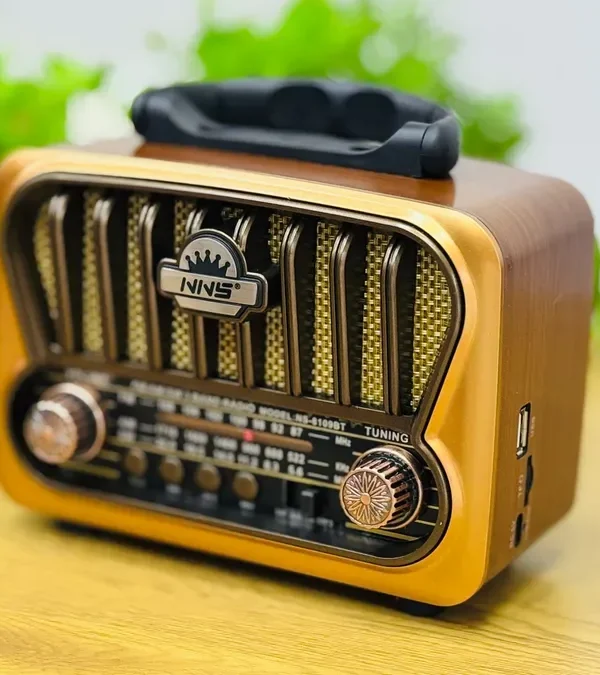 Retro Bluetooth Radio NNS 6386 🔊📻 - Grido hədiyyə mağazası