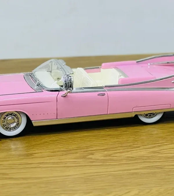 Retro Çəhrayı Cadillac Metal Avtomobil Maketi - Grido hədiyyə mağazası