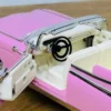 Retro Çəhrayı Cadillac Metal Avtomobil Maketi - Grido hədiyyə mağazası