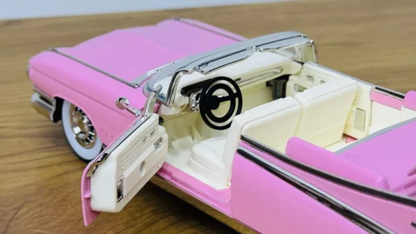 Retro Çəhrayı Cadillac Metal Avtomobil Maketi - Grido hədiyyə mağazası
