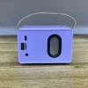 Retro Dizaynlı Bənövşəyi Bluetooth Mini Səsucaldıcı - Grido hədiyyə mağazası