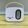 Retro Dizaynlı Çəhrayı Bluetooth Mini Radio Səsucaldıcı - Grido hədiyyə mağazası