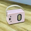 Retro Dizaynlı Çəhrayı Bluetooth Mini Səsucaldıcı - Grido hədiyyə mağazası