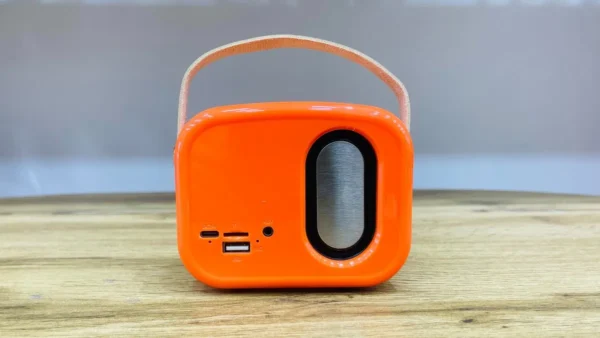 Retro Dizaynlı Narıncı Bluetooth Mini Radio Səsucaldıcı - Grido hədiyyə mağazası