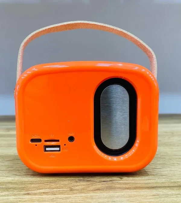Retro Dizaynlı Narıncı Bluetooth Mini Radio Səsucaldıcı - Grido hədiyyə mağazası