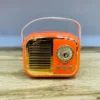 Retro Dizaynlı Narıncı Bluetooth Mini Radio Səsucaldıcı - Grido hədiyyə mağazası