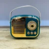 Retro Dizaynlı Yaşıl Bluetooth Mini Radio Səsucaldıcı - Grido hədiyyə mağazası