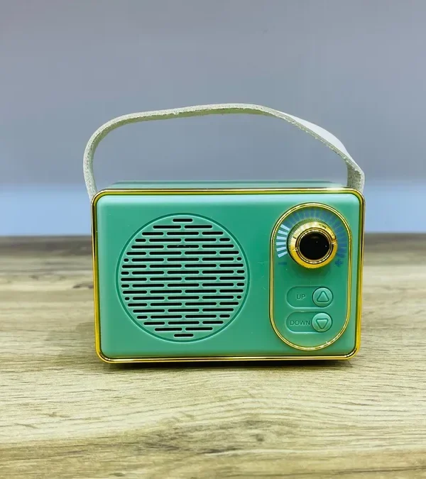 Retro Dizaynlı Yaşıl Bluetooth Mini Səsucaldıcı - Grido hədiyyə mağazası