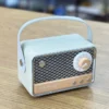 Retro Dizaynlı Yaşıl FM Radiolu Bluetooth Mini Səsucaldıcı - Grido hədiyyə mağazası