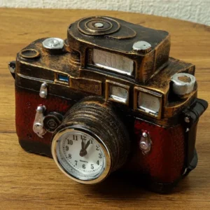 Retro Fotoaparat Formalı Saat və Kassa Qutusu - Grido hədiyyə mağazası