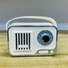 Retro Görünüşlü Krem FM Radiolu Bluetooth Səsucaldıcı - Grido hədiyyə mağazası