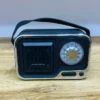 Retro Görünüşlü Qara FM Radiolu Bluetooth Səsucaldıcı - Grido hədiyyə mağazası