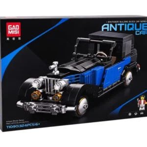 Retro Göy Avtomobil Konstruksiya Dəsti Antique Car 324 Hissə - Grido hədiyyə mağazası
