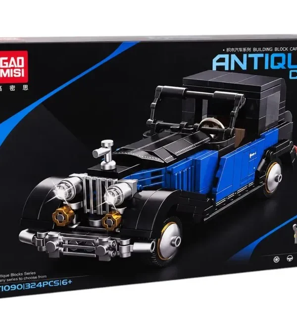 Retro Göy Avtomobil Konstruksiya Dəsti Antique Car 324 Hissə - Grido hədiyyə mağazası