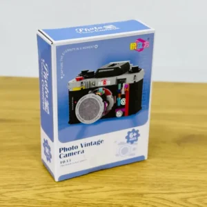 Retro Kamera Konstruksiya Seti (Qara Model)400+ Hissə - Grido hədiyyə mağazası