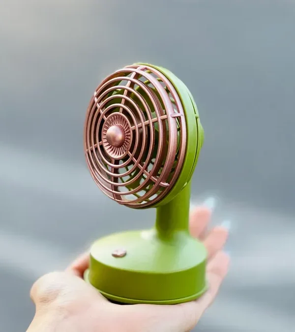 Retro Mini Masaüstü Fan Yaşıl - Grido hədiyyə mağazası