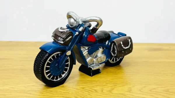 Retro Motosiklet Formalı Dekorativ Kassa Göy - Grido hədiyyə mağazası