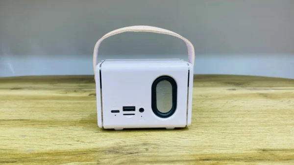 Retro Üslublu Çəhrayı FM Radiolu Bluetooth Səsucaldıcı - Grido hədiyyə mağazası