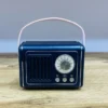 Retro Üslublu Qara FM Radiolu Bluetooth Səsucaldıcı - Grido hədiyyə mağazası