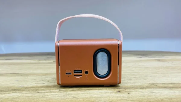 Retro Üslublu Qəhvəyi FM Radiolu Bluetooth Səsucaldıcı - Grido hədiyyə mağazası