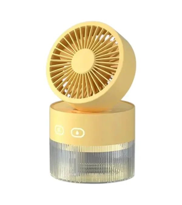 Sarı Su Spreyli Mini Ventilyator Fan - Grido hədiyyə mağazası