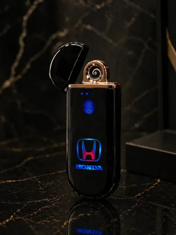 Sensorlu USB Alışqan Honda Bənövşəyi Loqolu 902 – Elektrikli, Şarjlı, Premium Dizayn - Grido hədiyyə mağazası