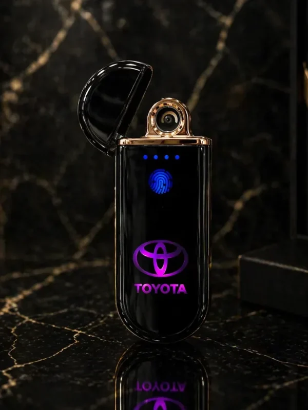 Sensorlu USB Alışqan Toyota Bənövşəyi Loqolu 902 – Elektrikli, Şarjlı, Premium Dizayn - Grido hədiyyə mağazası