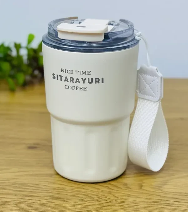 Sitarayuri Termos Ağ Kofe Stəkanı – 360 ml - Grido hədiyyə mağazası