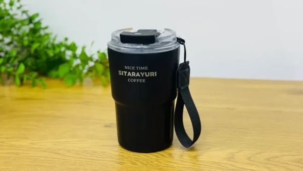Sitarayuri Termos Qara Kofe Stəkanı – 360 ml - Grido hədiyyə mağazası