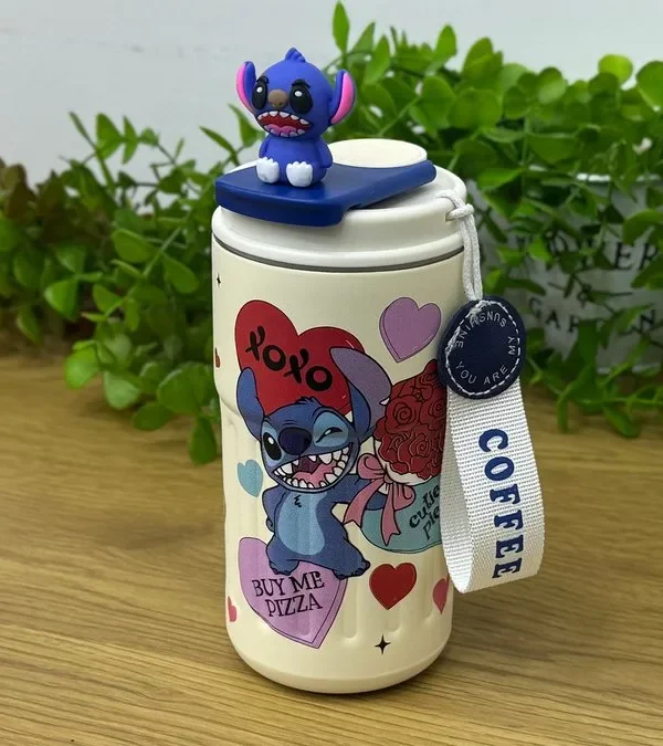 Stitch Dizaynlı Termos Xoxo Yazılı - Grido hədiyyə mağazası