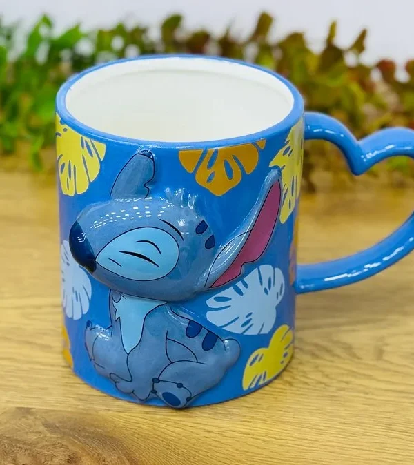 Stitch Mavi Keramik Fincan 34161 - Grido hədiyyə mağazası