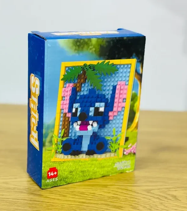 Stitch Pixel Art Konstruksiya Seti (272 hissə) Çərçivə - Grido hədiyyə mağazası