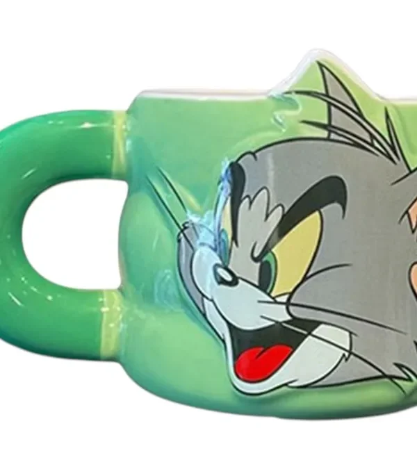 Tom & Jerry Yaşıl Tom Keramika Fincan - Grido hədiyyə mağazası