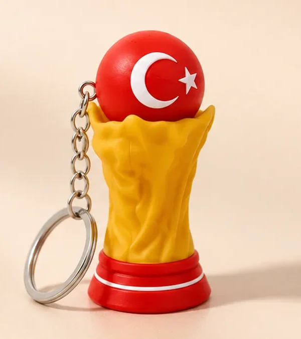 Türkiyə Dünya Kuboku Futbol Antistress Clicker Brelok 7 Sm - Grido hədiyyə mağazası