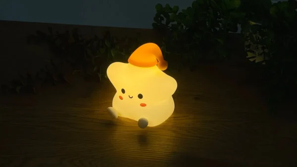 Ulduz Formalı Silikon Lampa - Grido hədiyyə mağazası