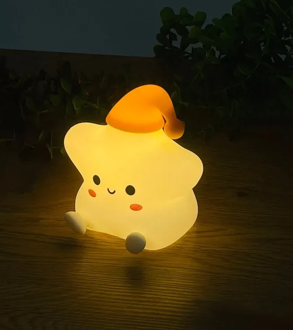 Ulduz Formalı Silikon Lampa - Grido hədiyyə mağazası