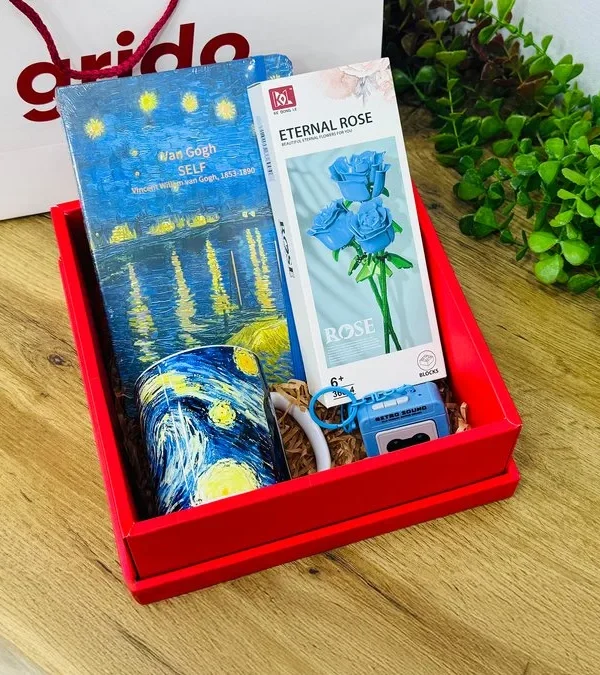 Van Gogh İncəsənət Hədiyyə Dəsti Gift Box - Grido hədiyyə mağazası