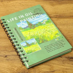 Van Gogh “Life in Oil Painting” Qeyd Dəftəri - Grido hədiyyə mağazası